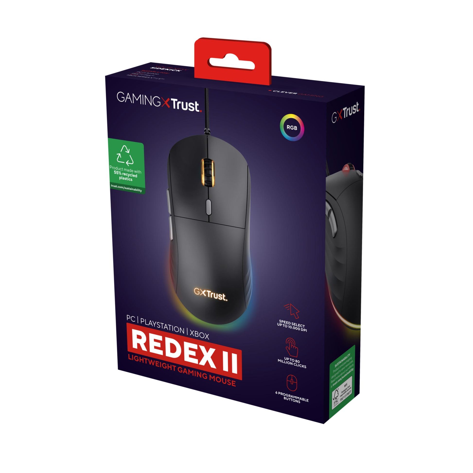 Trust Mouse USB Optical Lightweight / GXT925 Redex II