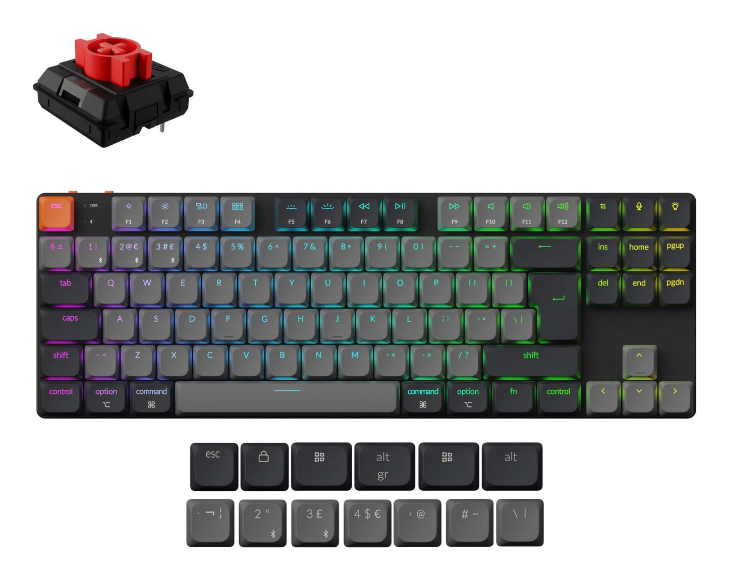 Keychron Keyboard Wireless K1 - Black