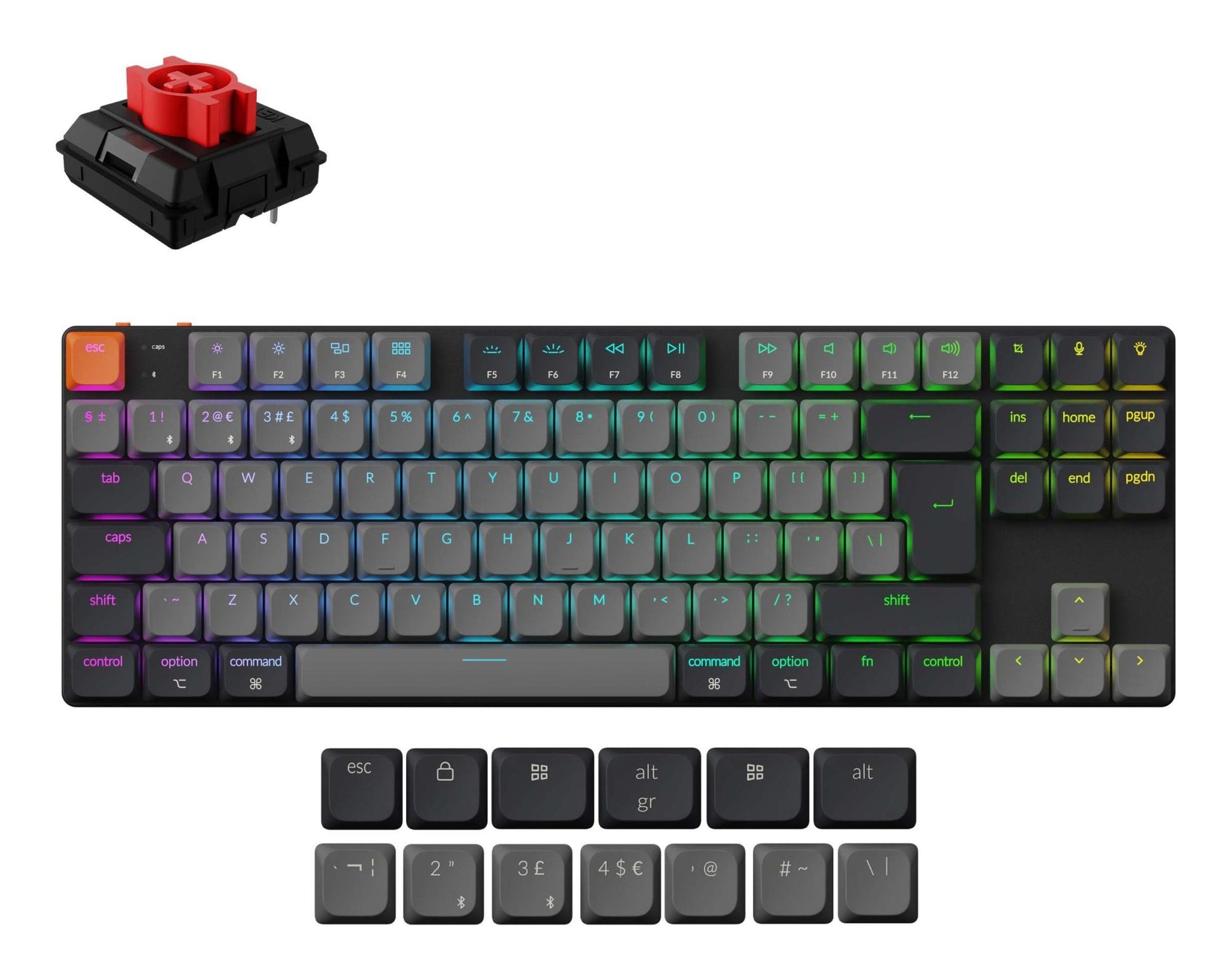 Keychron Keyboard Wireless K1 - Black