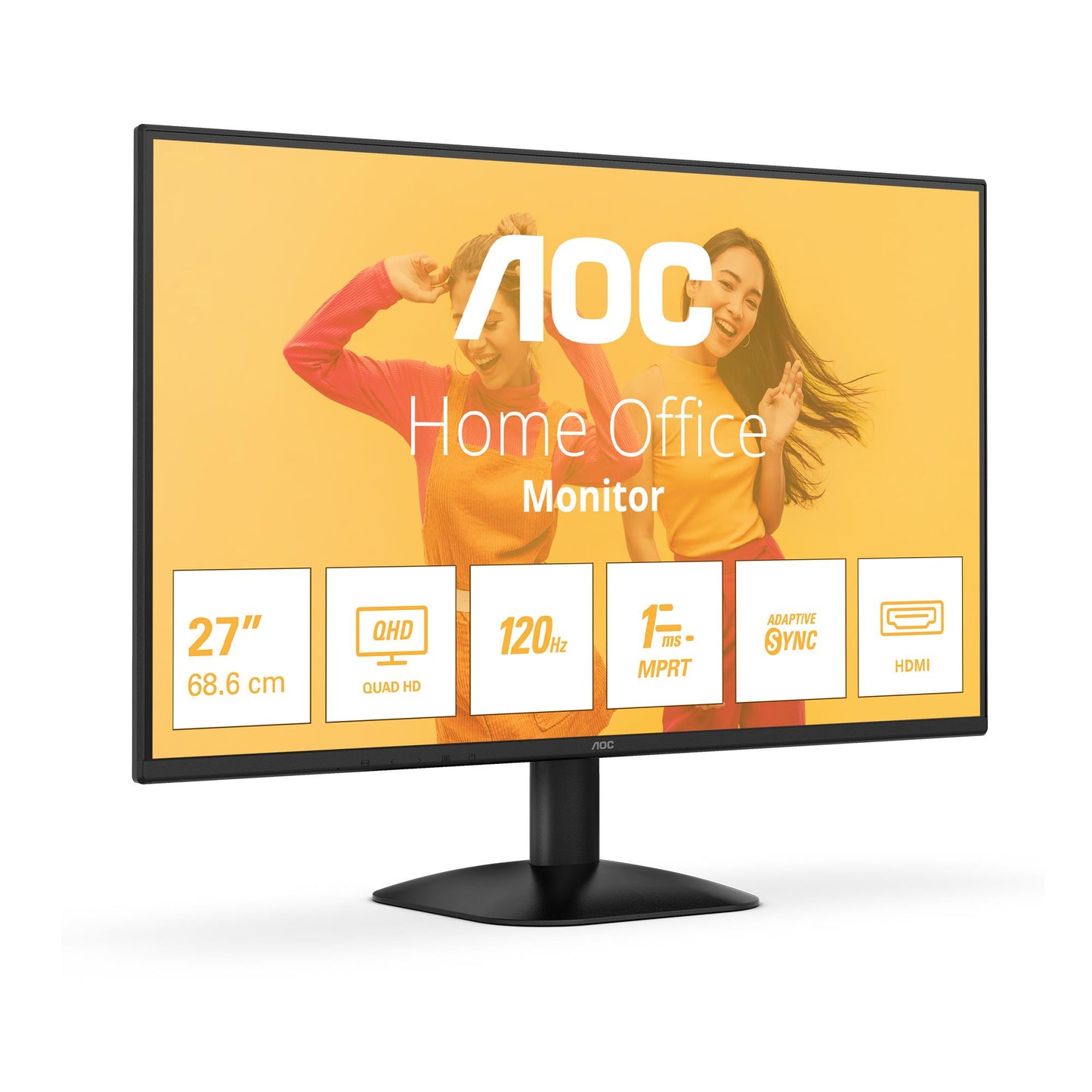 AOC LCD Monitor AOC 27 " 2560 X 1440 Pixels Quad HD Native Aspect Ratio 16:9 LED Flat