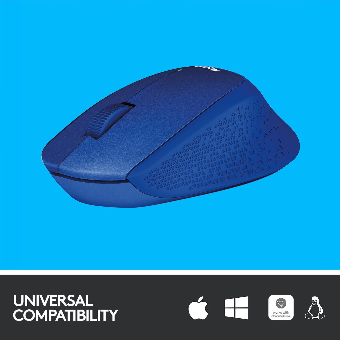 Logitech Mouse USB Optical Wireless M330 - Silent BL