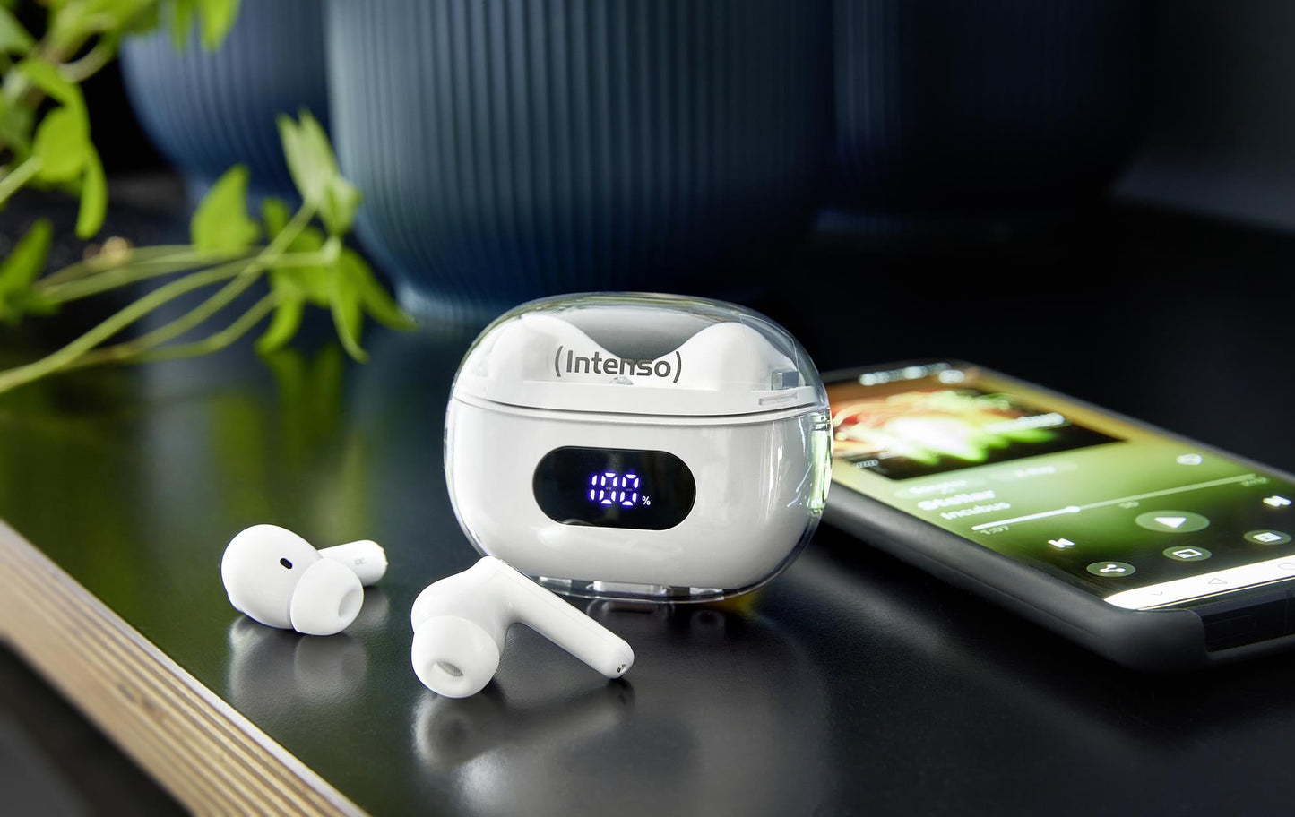 Intenso Headset Buds Plus T310AE - White