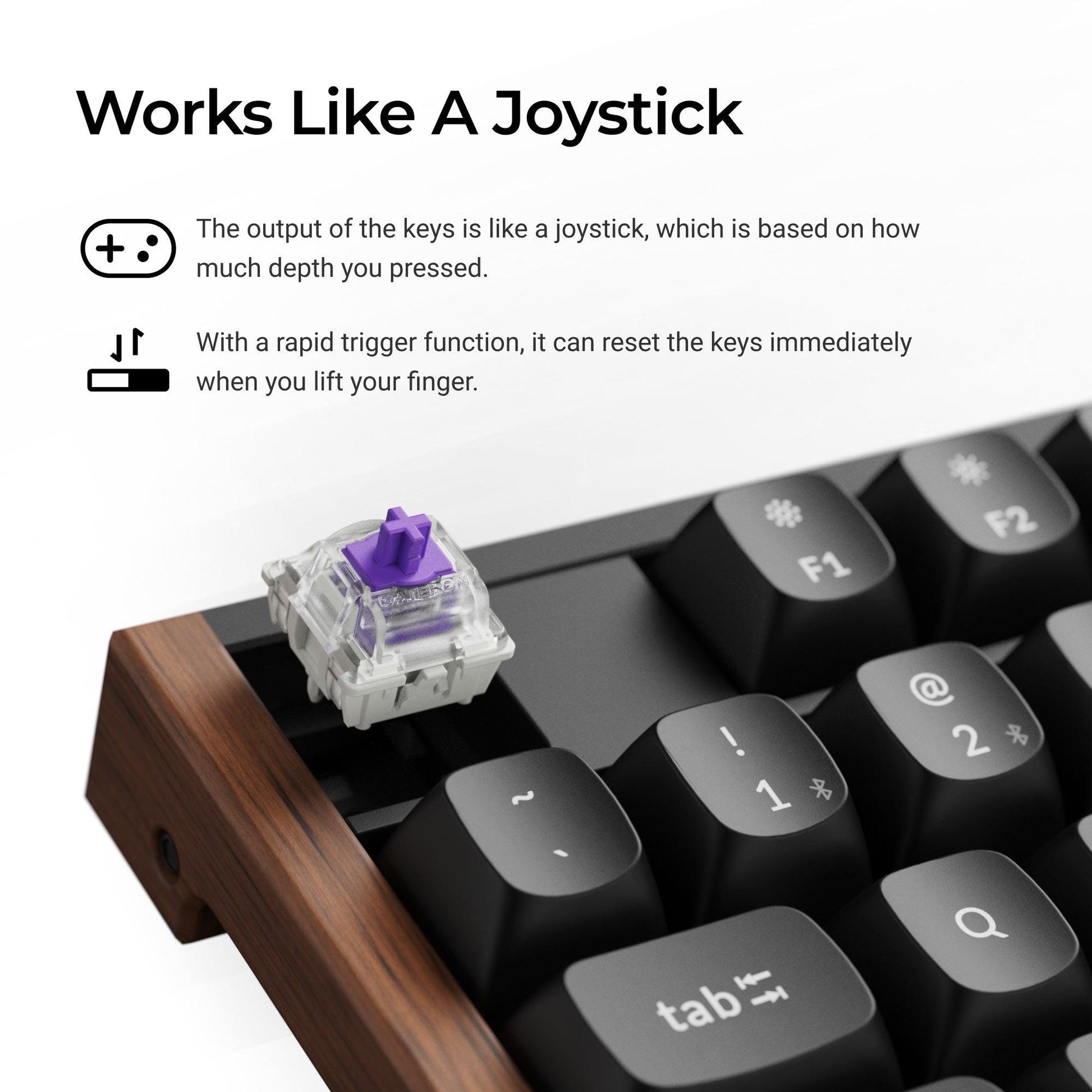Keychron Keyboard Wireless K10 HE - Black