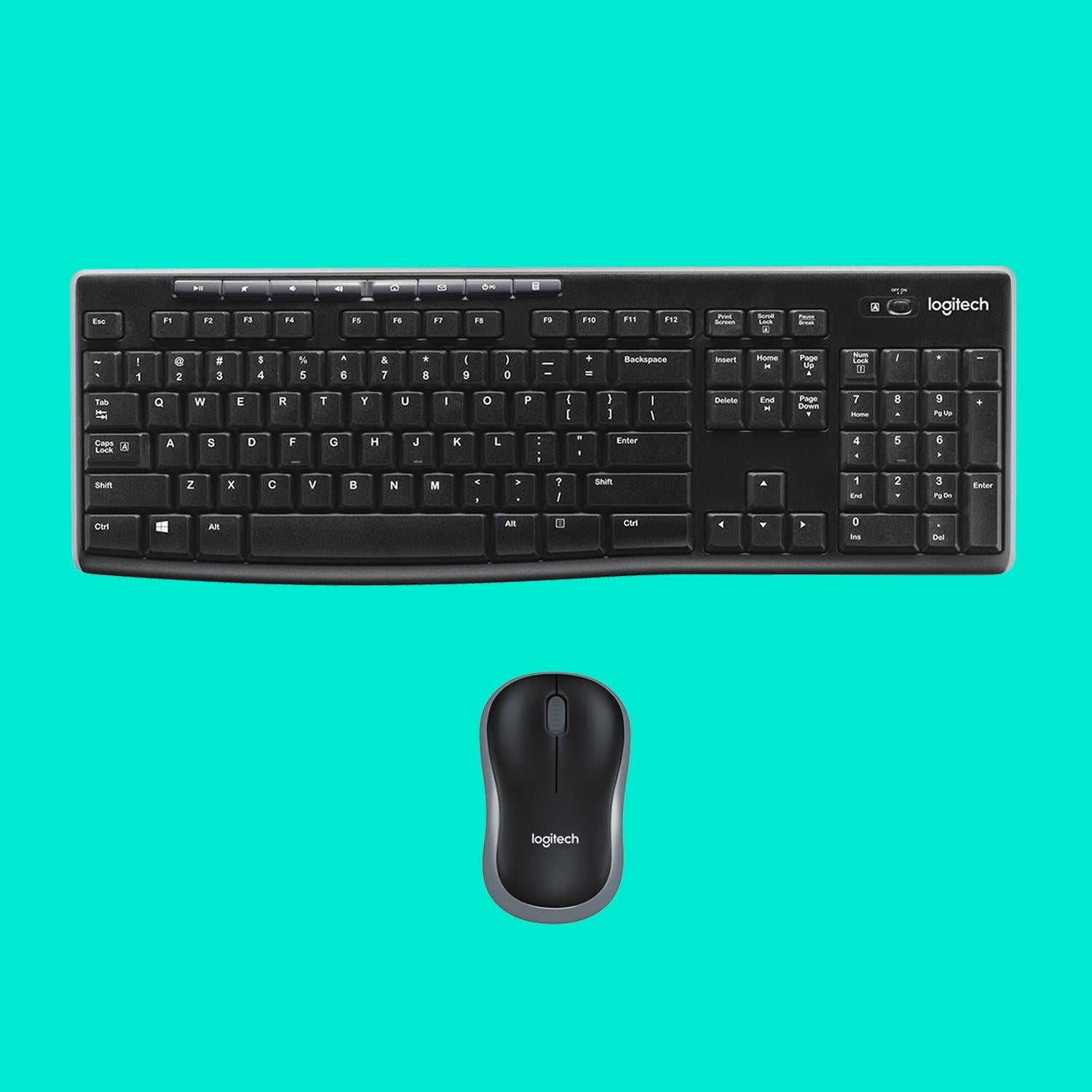 Logitech Keyboard Wireless Combo MK270 English - Desktop
