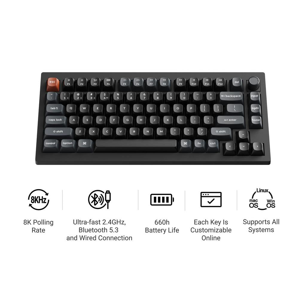 Keychron Keyboard Wireless V1 Ultra - Black