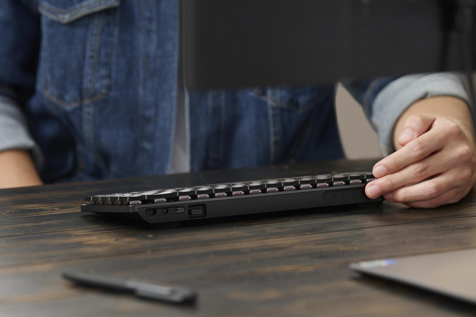 Asus Keyboard KD300 Black - Ukrainian