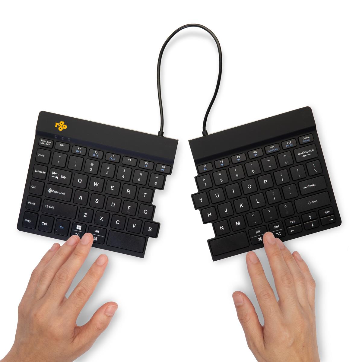 R-GO Tools Keyboard Wireless Compact Break - Black