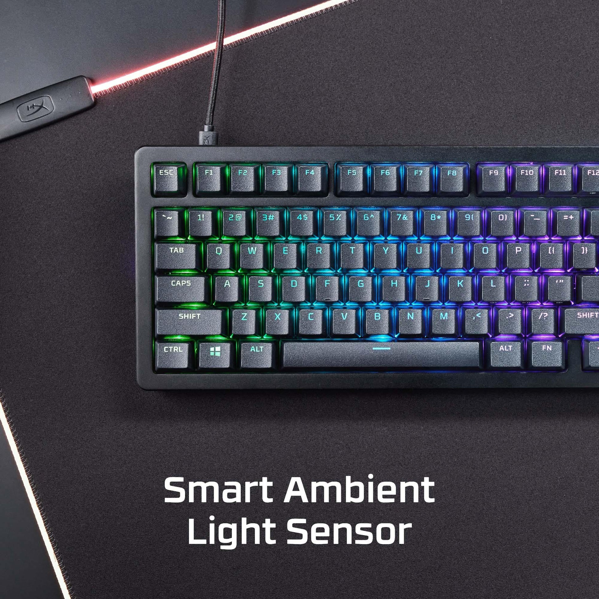 Hyperx Keyboard Alloy Rise 75 S Black - 7G7A4AA#ABA