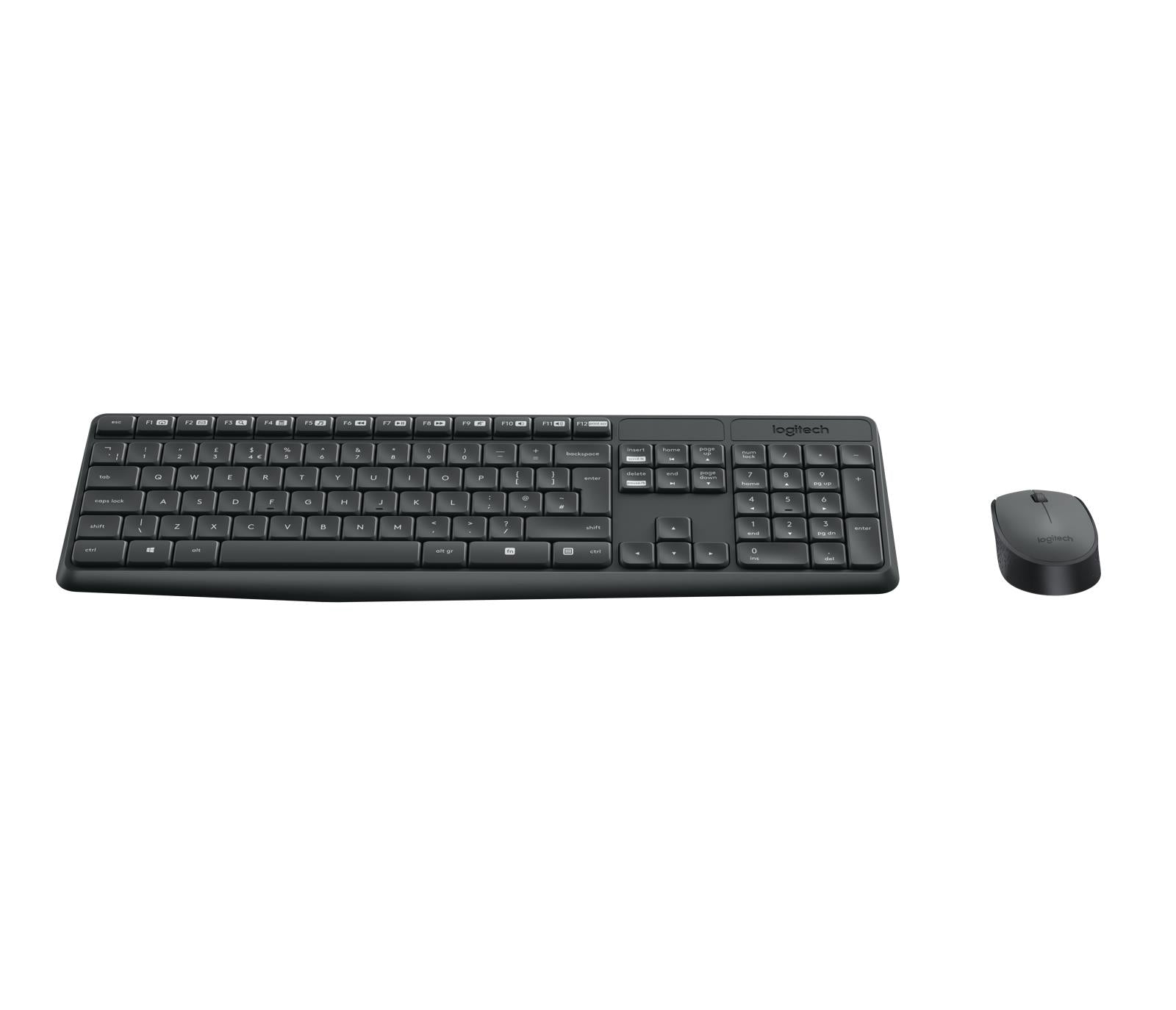 Logitech Keyboard Wireless Combo MK235 English - Desktop