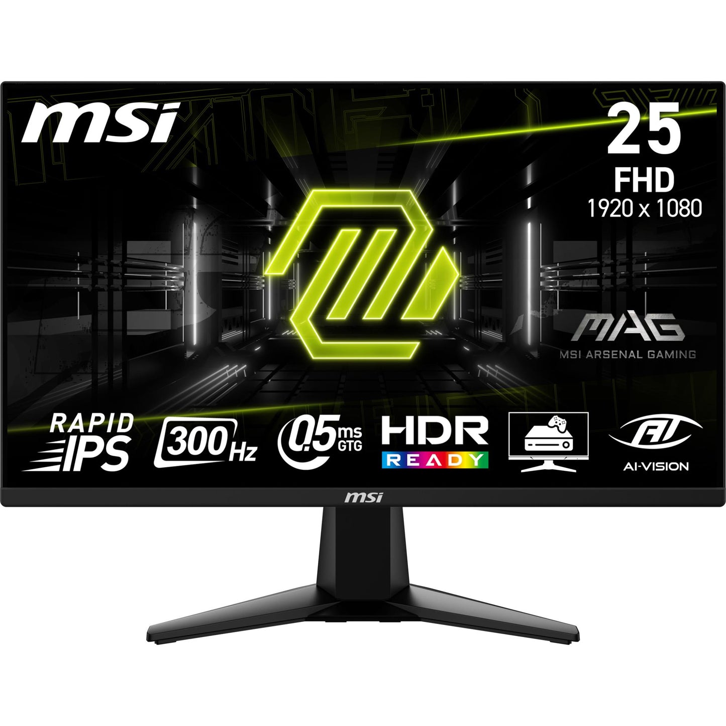 MSI LCD Monitor MSI 24.5 " 1920X1080 Pixels Full HD Native Aspect Ratio 16:9 LCD Flat