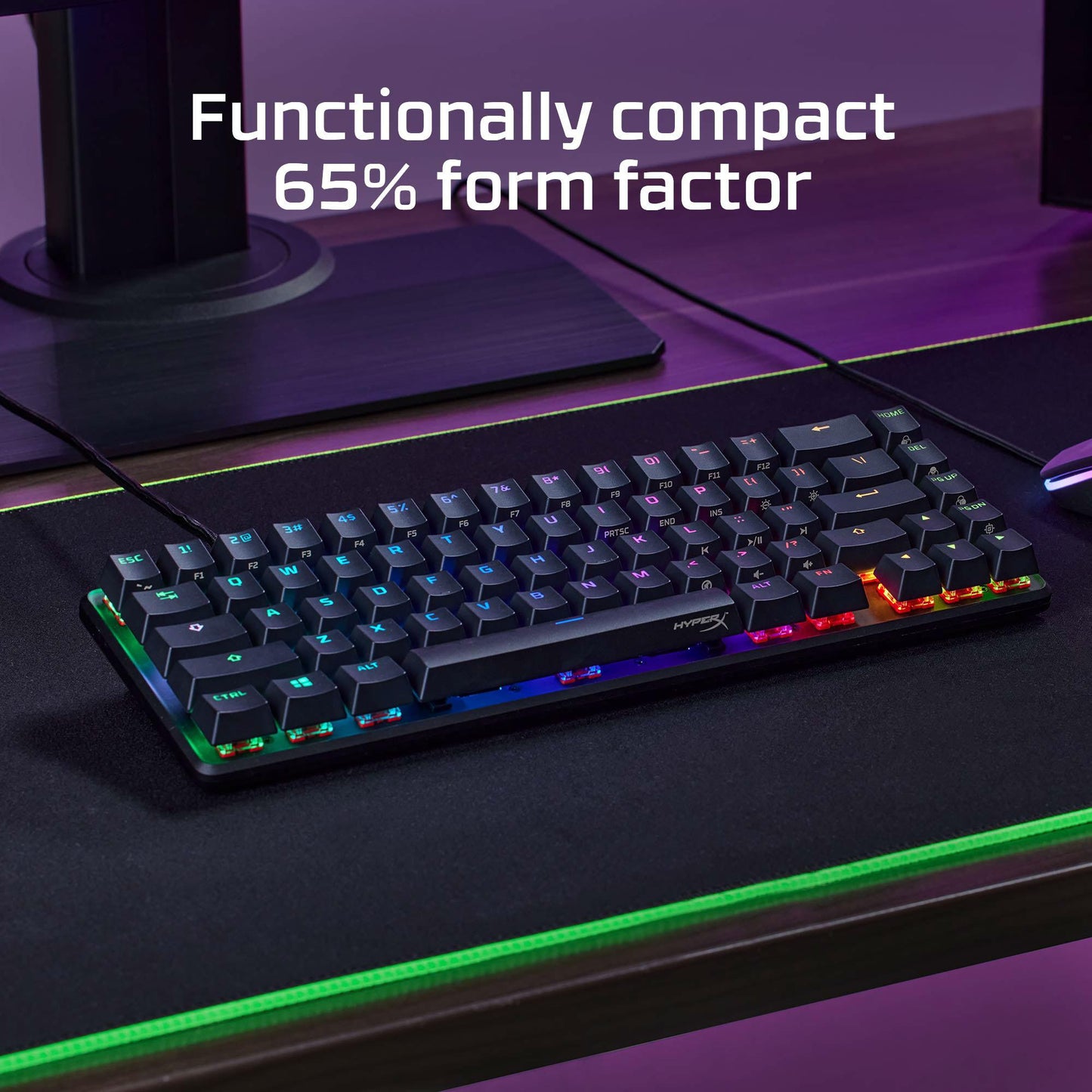 Hyperx Keyboard Alloy Origins 65 - HKBO1T-RD-US / N