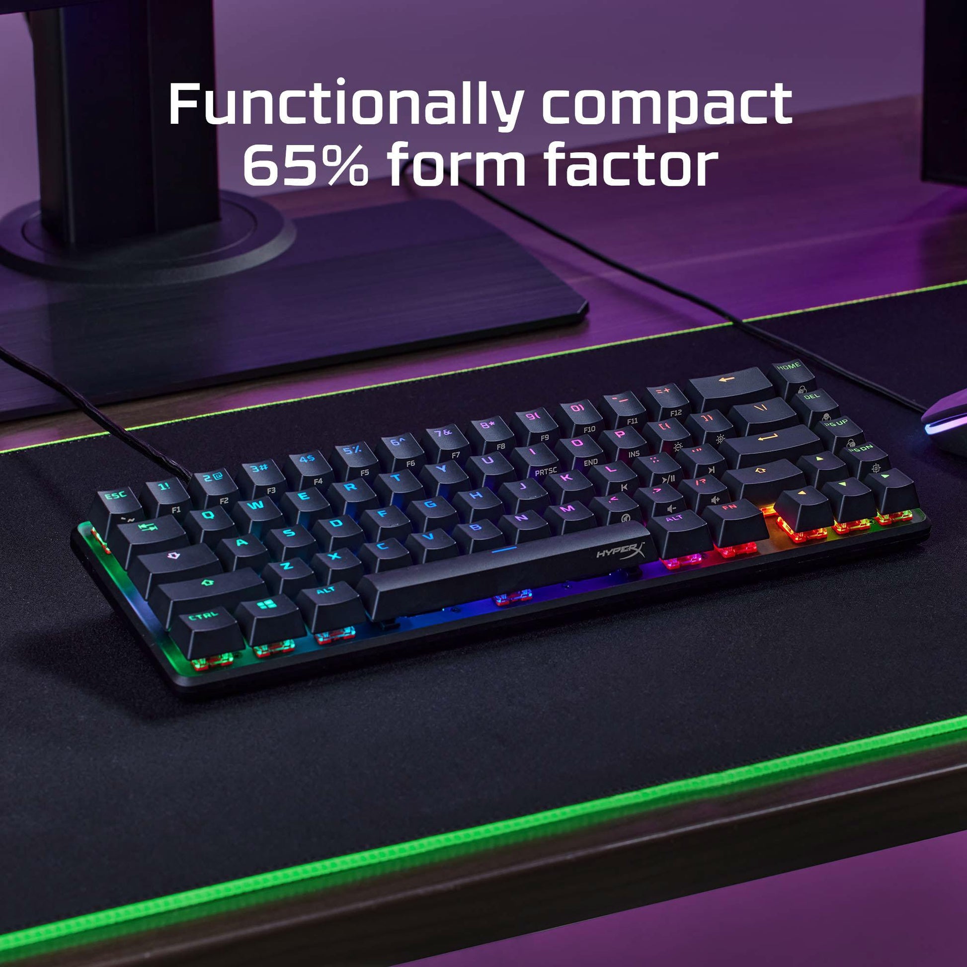 Hyperx Keyboard Alloy Origins 65 - HKBO1T-RD-US / N