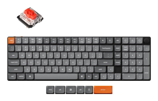 Keychron Keyboard Wireless K17 MAX RGB - Black