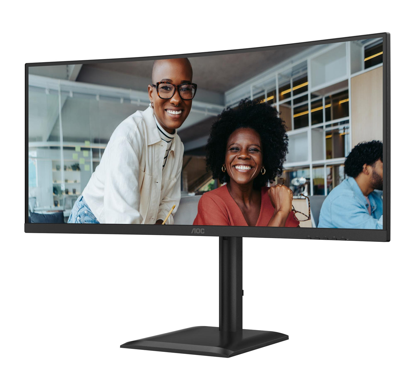 AOC LCD Monitor AOC 34 " 3440 X 1440 Pixels Ultrawide Quad HD Native Aspect Ratio 21:9 LCD Curved