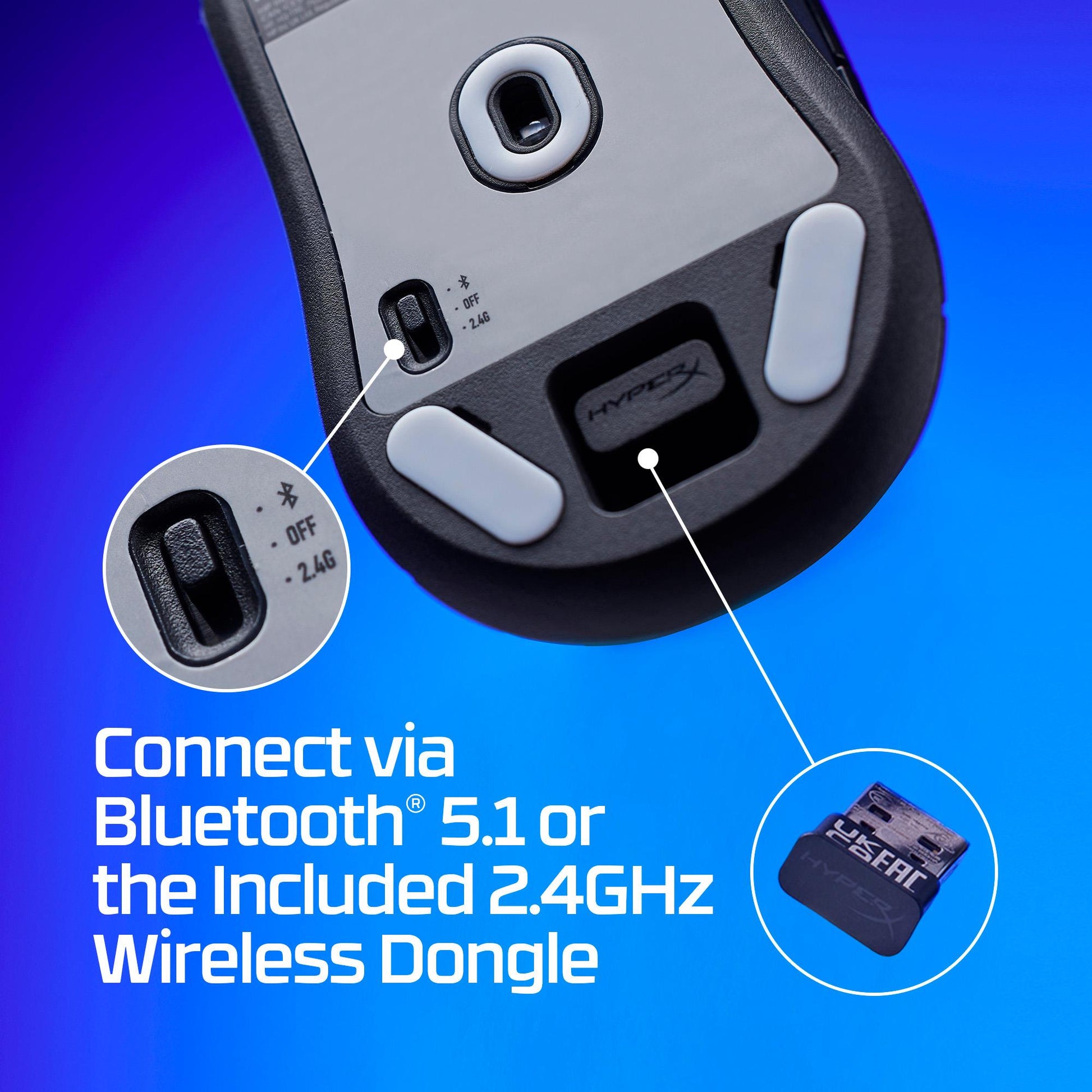 Hyperx Mouse USB Optical Hyperx PF / HAS2 Mini WL BK