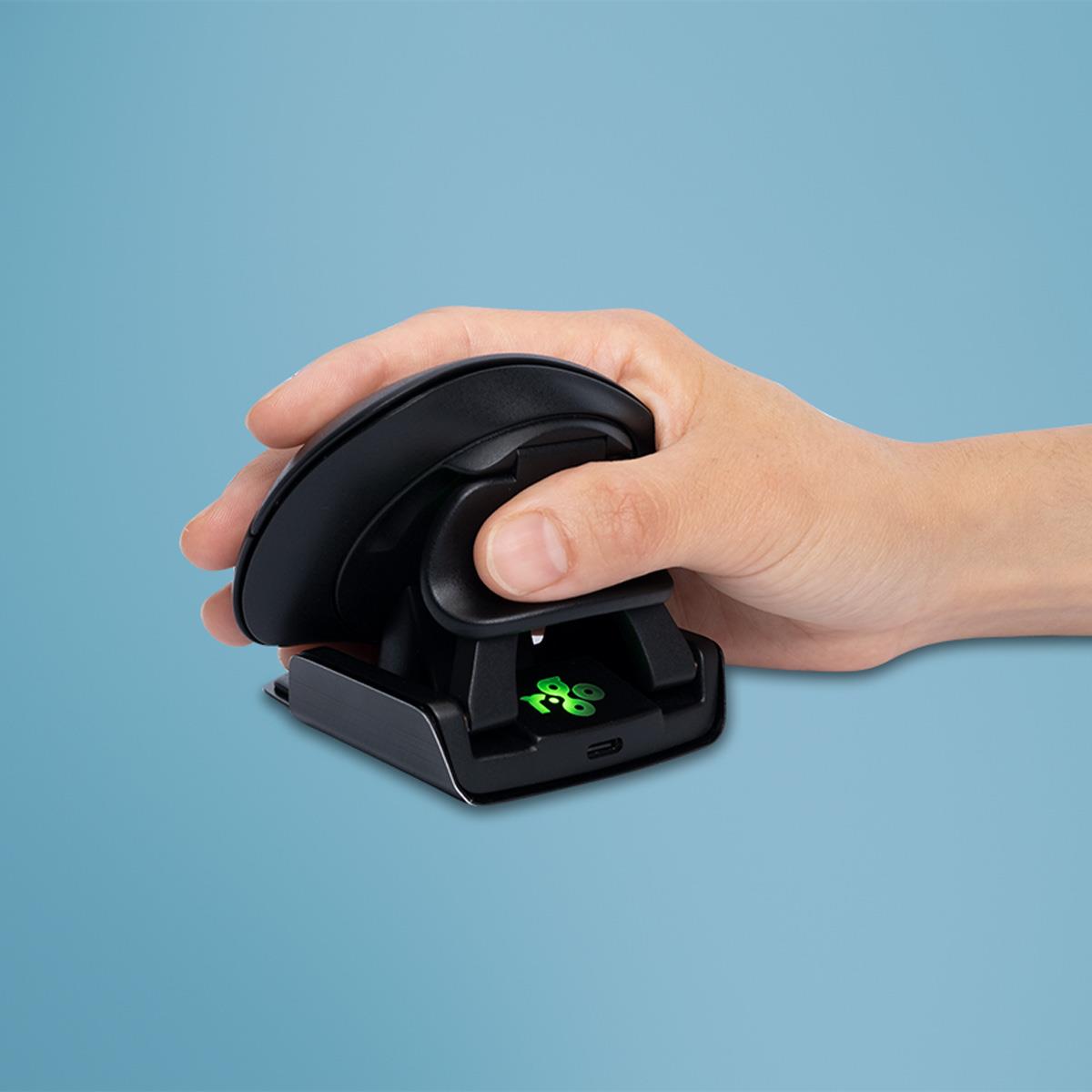 R-GO Tools Mouse USB Optical Wireless Twister - Black