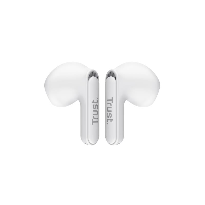 Trust Headset Earphones Yavi Bluetooth ENC - White
