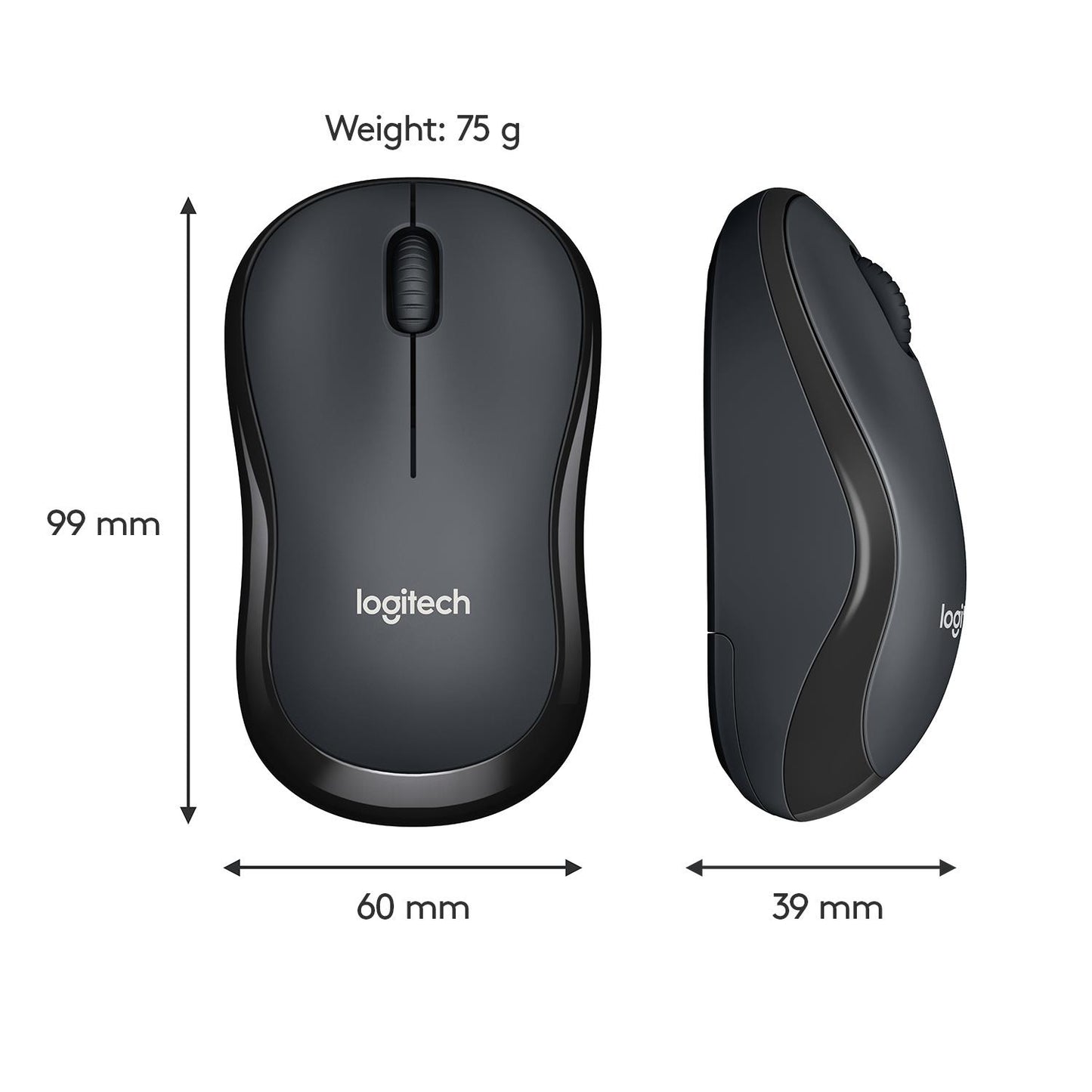 Logitech Mouse USB Optical Wireless M220 - Silent B / G