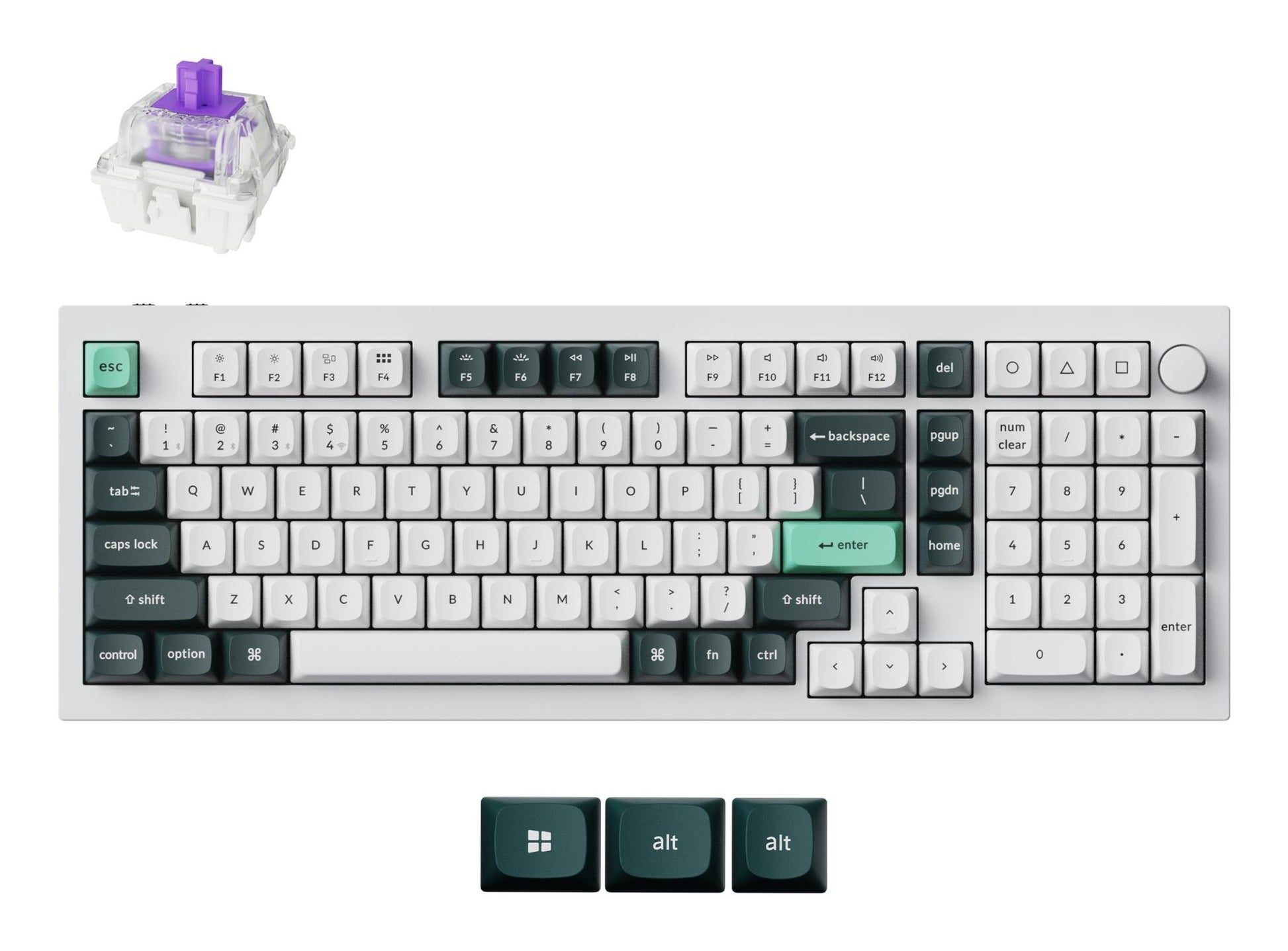 Keychron Keyboard Wireless Q5 HE RGB - Shell