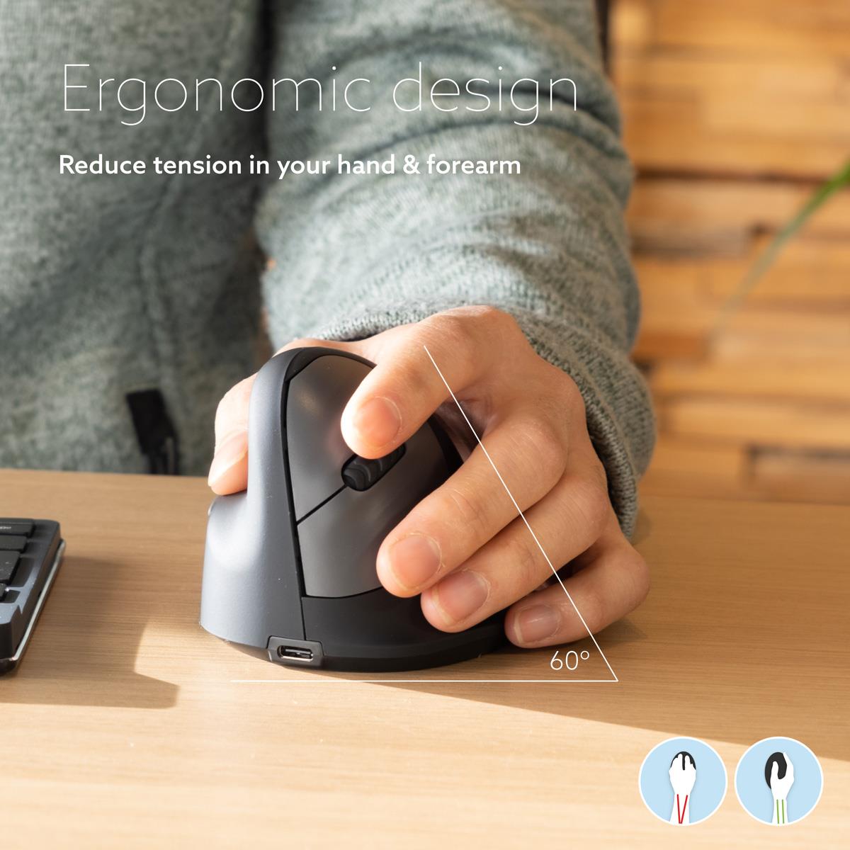 R-GO Tools Mouse USB Optical Wireless - Left