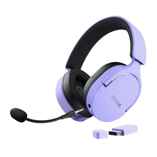 Trust Headset Wireless GXT491P Fayzo - Purple
