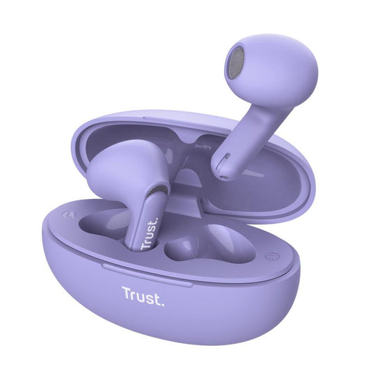 Trust Headset Earphones Yavi Bluetooth ENC - Purple