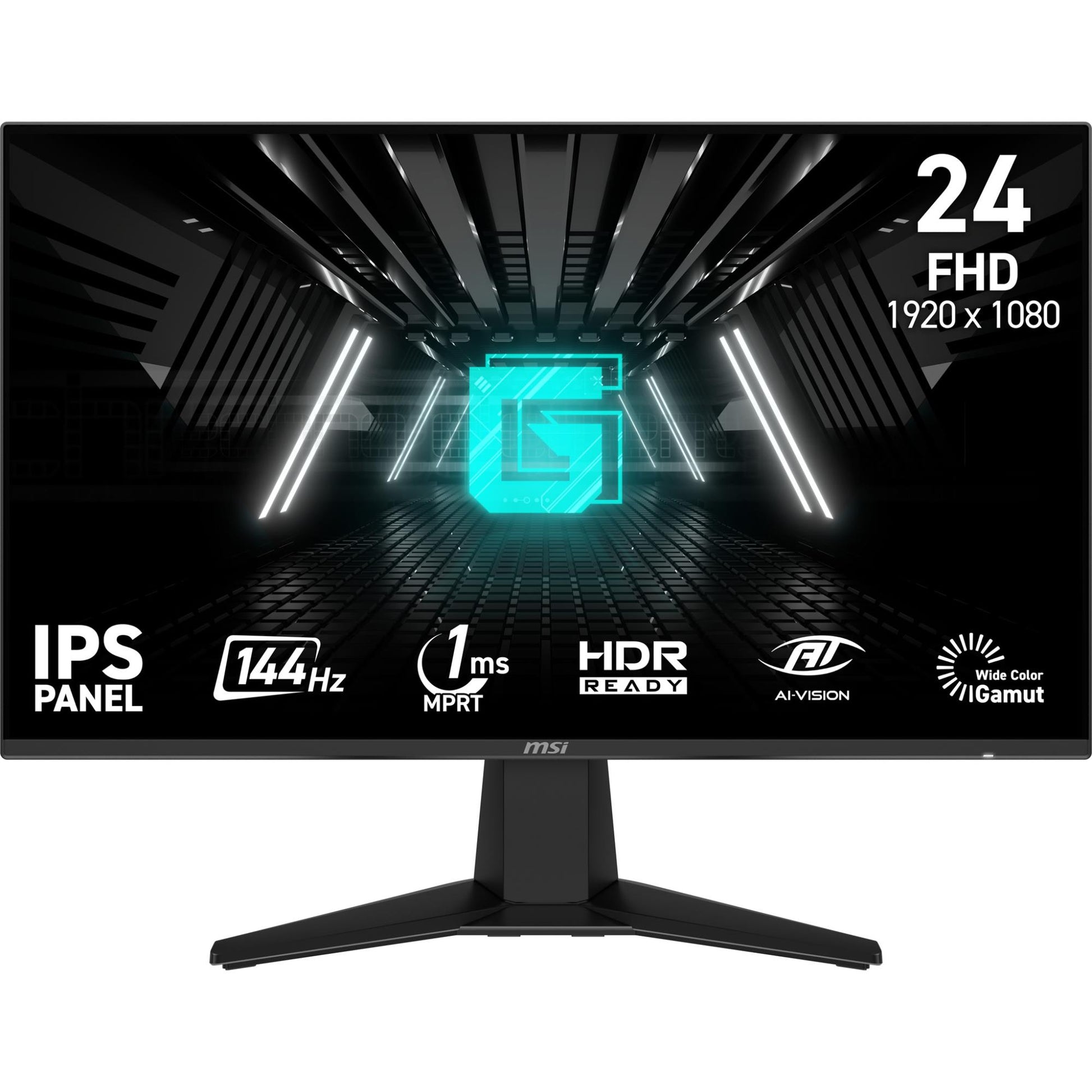 MSI LCD Monitor MSI G242L E14 23.8" Gaming Tilt Matte Panel IPS 1920X1080 16:9 144Hz 1 Ms Colour Black