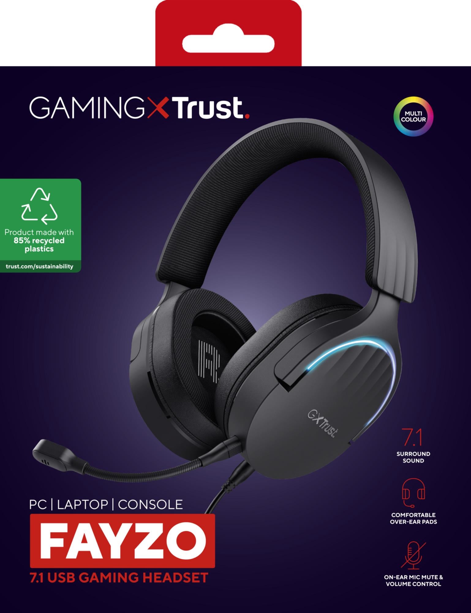 Trust Headset GXT 490 Fayzo - 24900