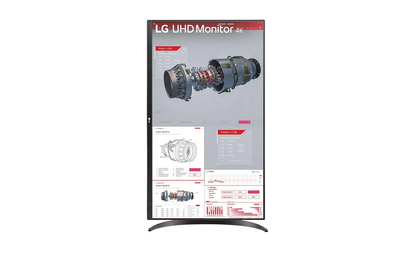 LG LCD Monitor LG 31.5 " 3840 X 2160 Pixels 4K Ultra HD Flat