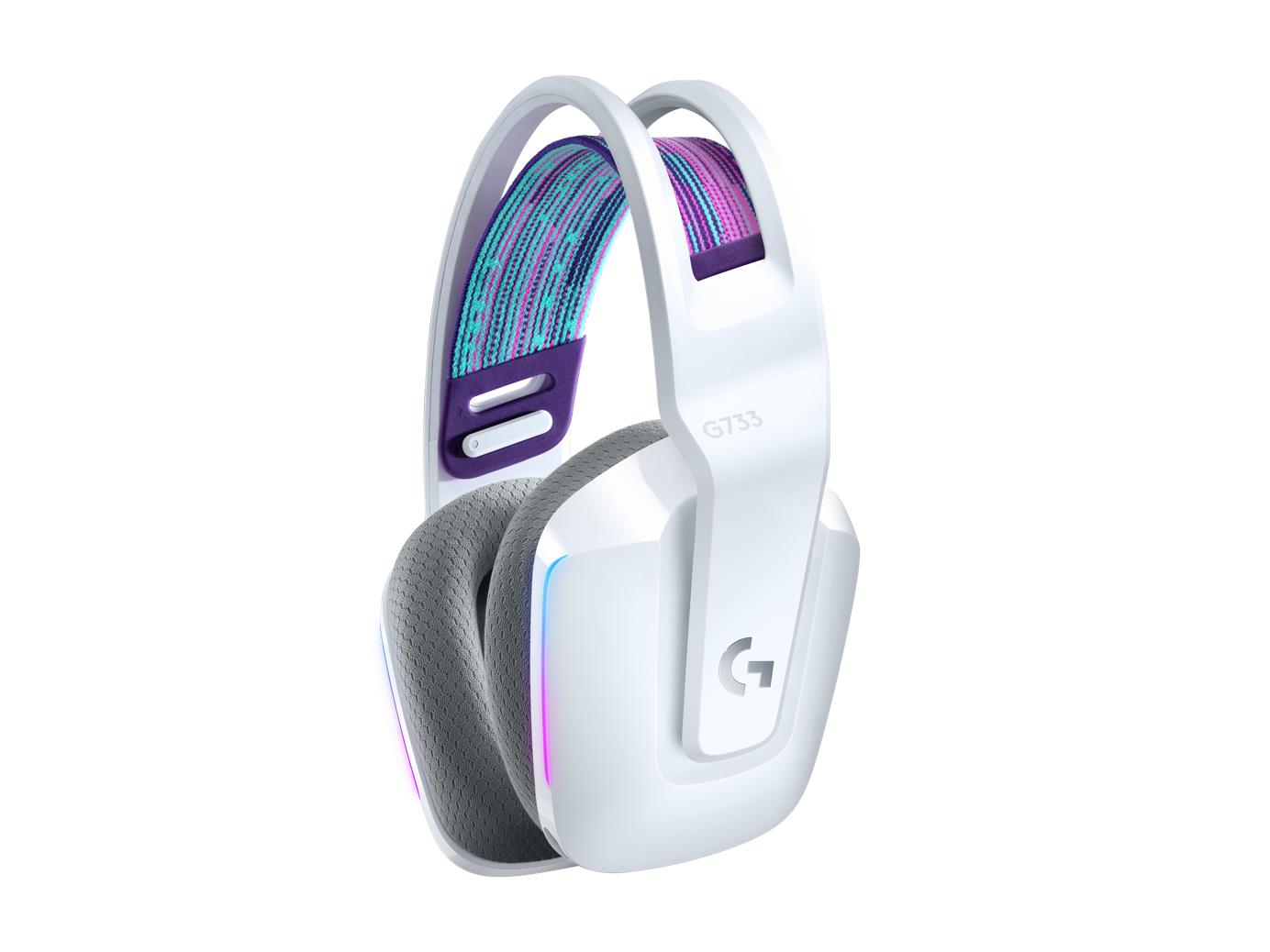 Logitech Headset Gaming G733 Wireless - White