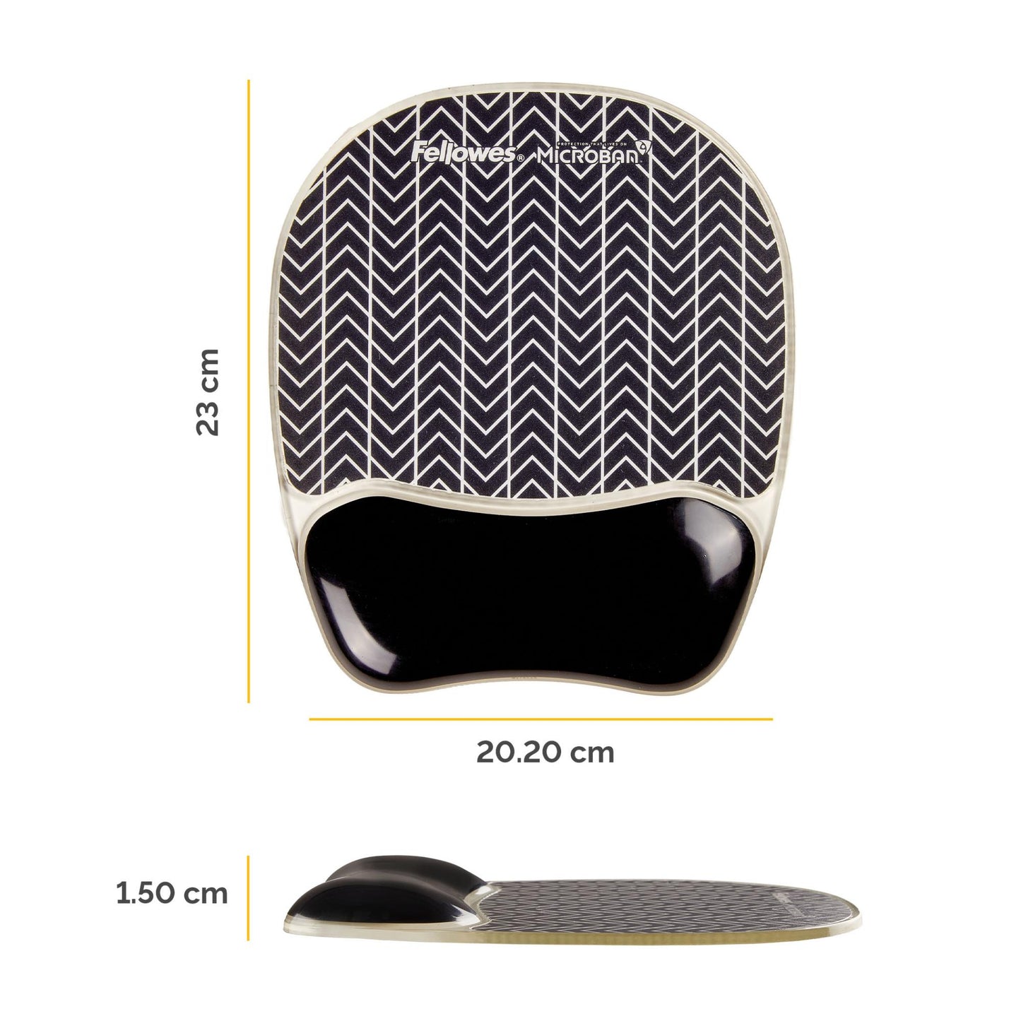 Fellowes Mouse Pad Photo GEL - Chevron