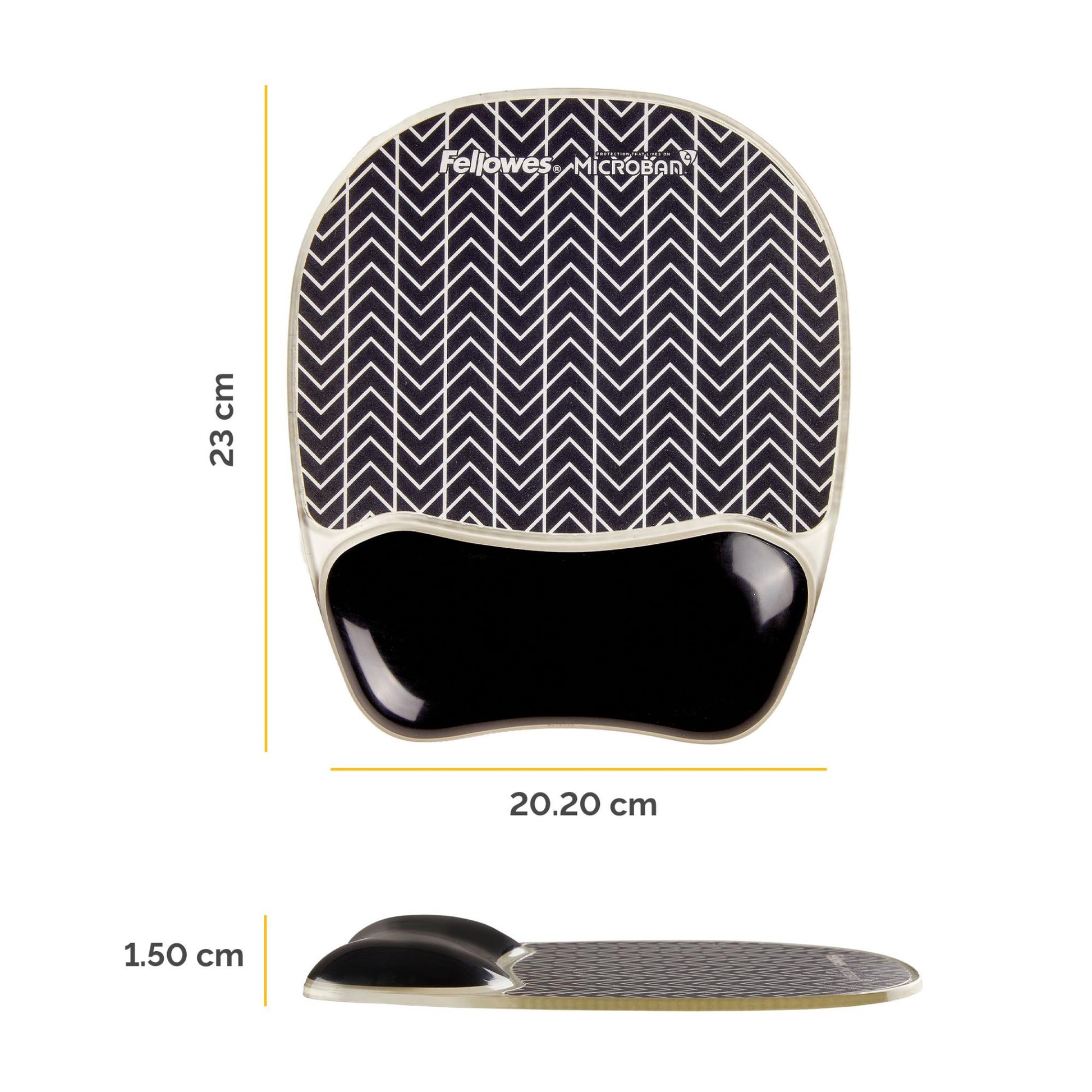 Fellowes Mouse Pad Photo GEL - Chevron