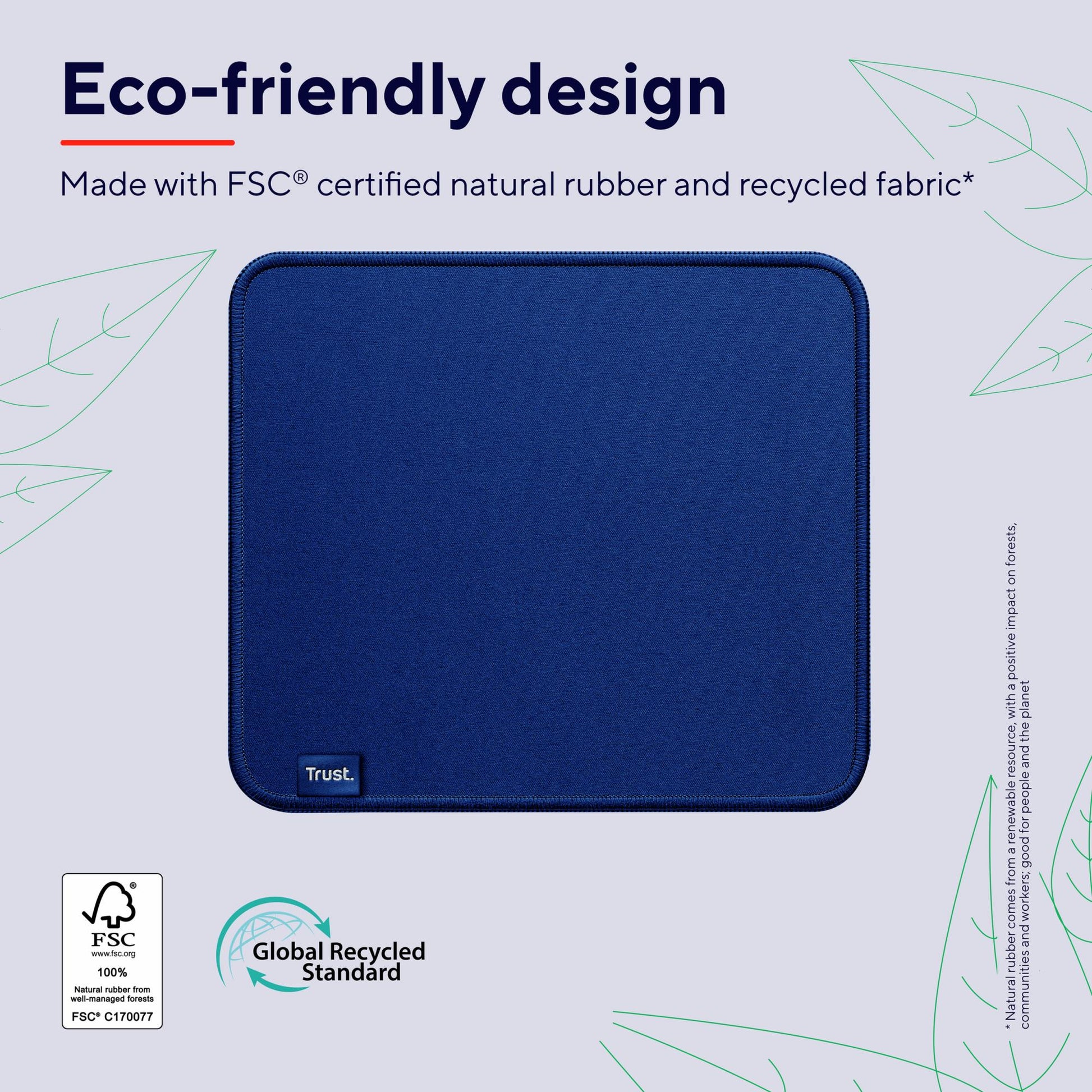 Trust Mouse Pad Boye ECO - Blue