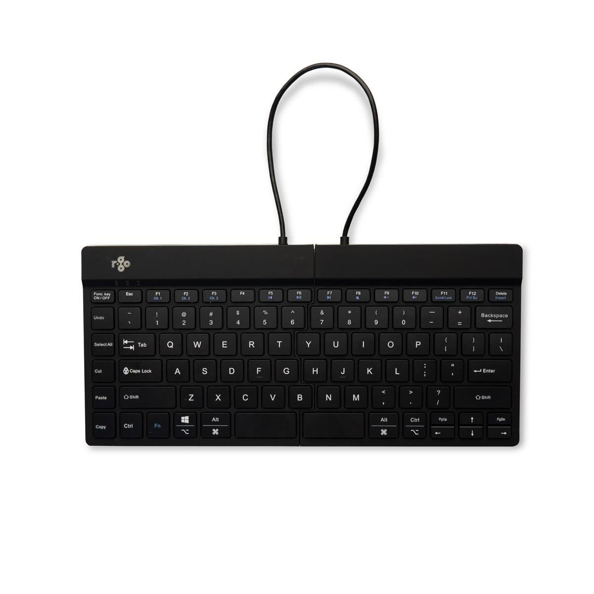 R-GO Tools Keyboard Wireless Compact Break - Black