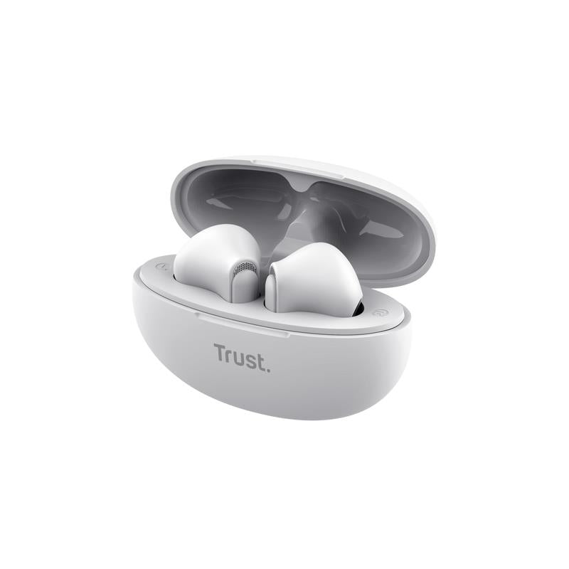 Trust Headset Earphones Yavi Bluetooth ENC - White