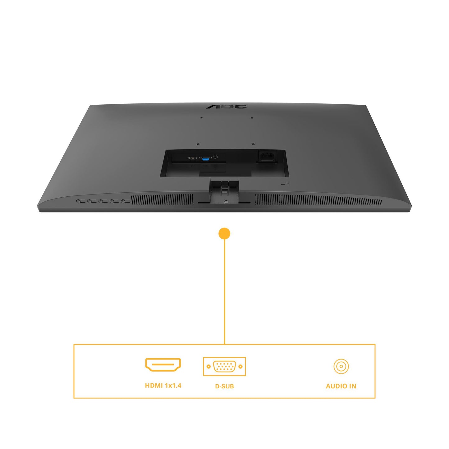 AOC LCD Monitor AOC 24B3HA2 24" Panel IPS 1920X1080 16:9 100 Hz Matte 4 Ms Speakers Colour Black