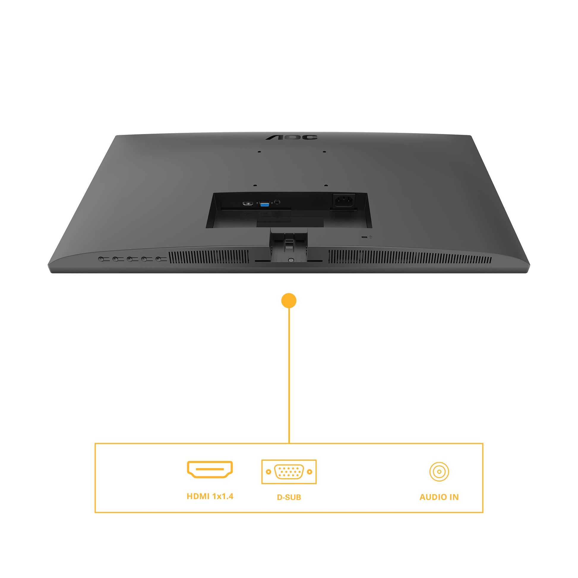 AOC LCD Monitor AOC 24B3HA2 24" Panel IPS 1920X1080 16:9 100 Hz Matte 4 Ms Speakers Colour Black