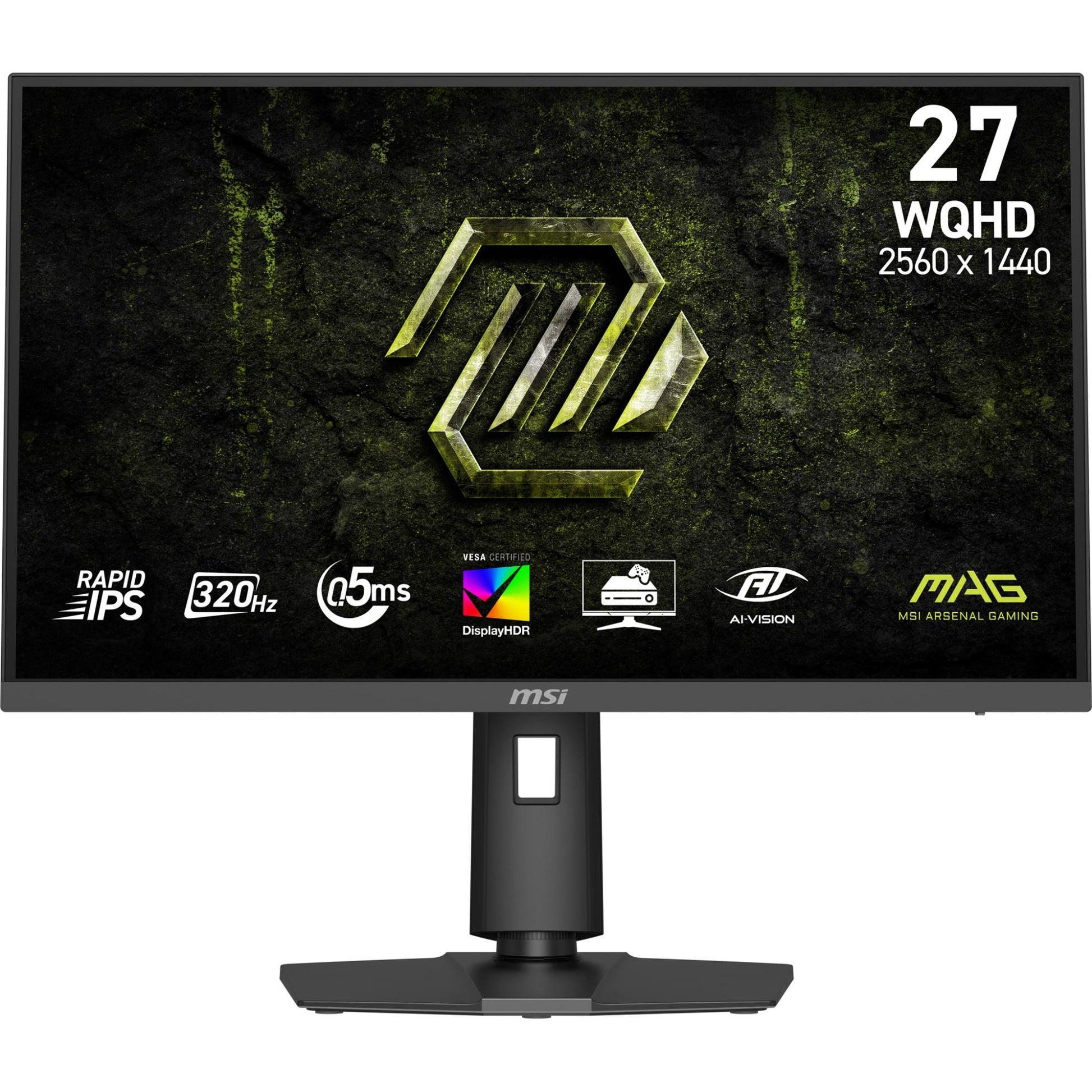 MSI LCD Monitor MSI 27 " 2560 X 1440 Pixels Wide Quad HD Native Aspect Ratio 16:9 LCD Flat