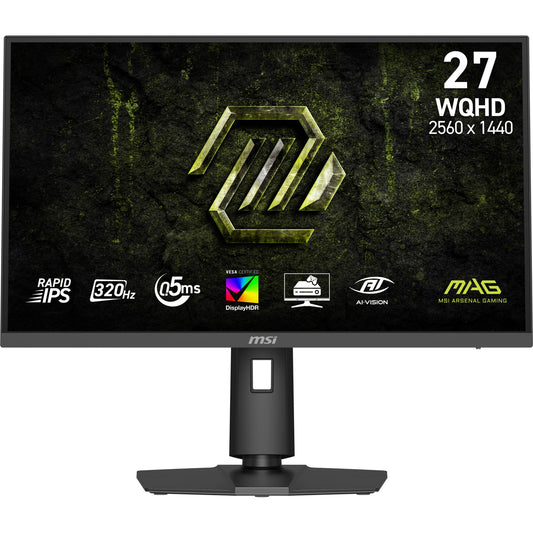 MSI LCD Monitor MSI 27 " 2560 X 1440 Pixels Wide Quad HD Native Aspect Ratio 16:9 LCD Flat