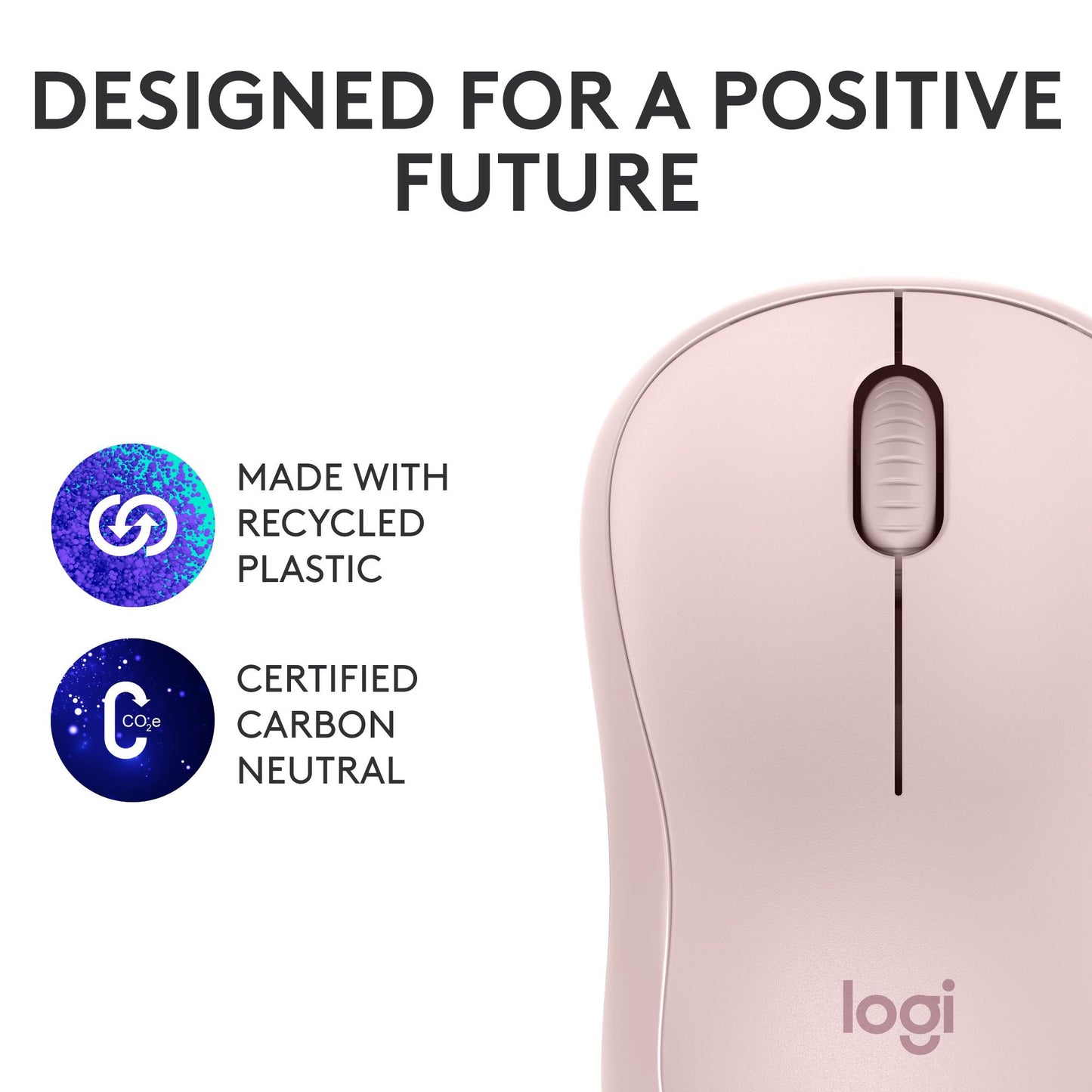Logitech Mouse Blueth Optical M240 - Rose