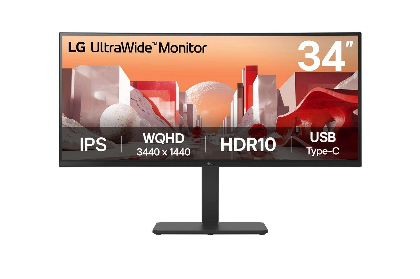 LG LCD Monitor LG 34 " 3440 X 1440 Pixels Wide Quad HD Native Aspect Ratio 21:9 LCD Curved
