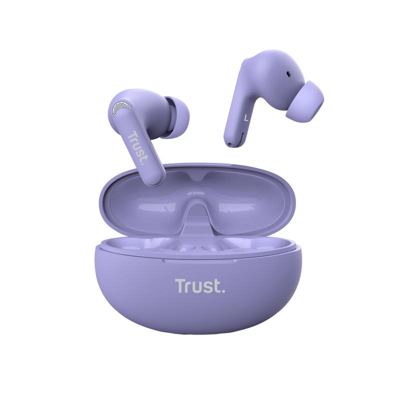 Trust Headset Earbuds Yavi Bluetooth ENC - Purple