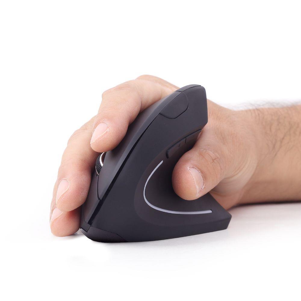 Gembird Mouse USB Optical Wireless Black - Ergonomic