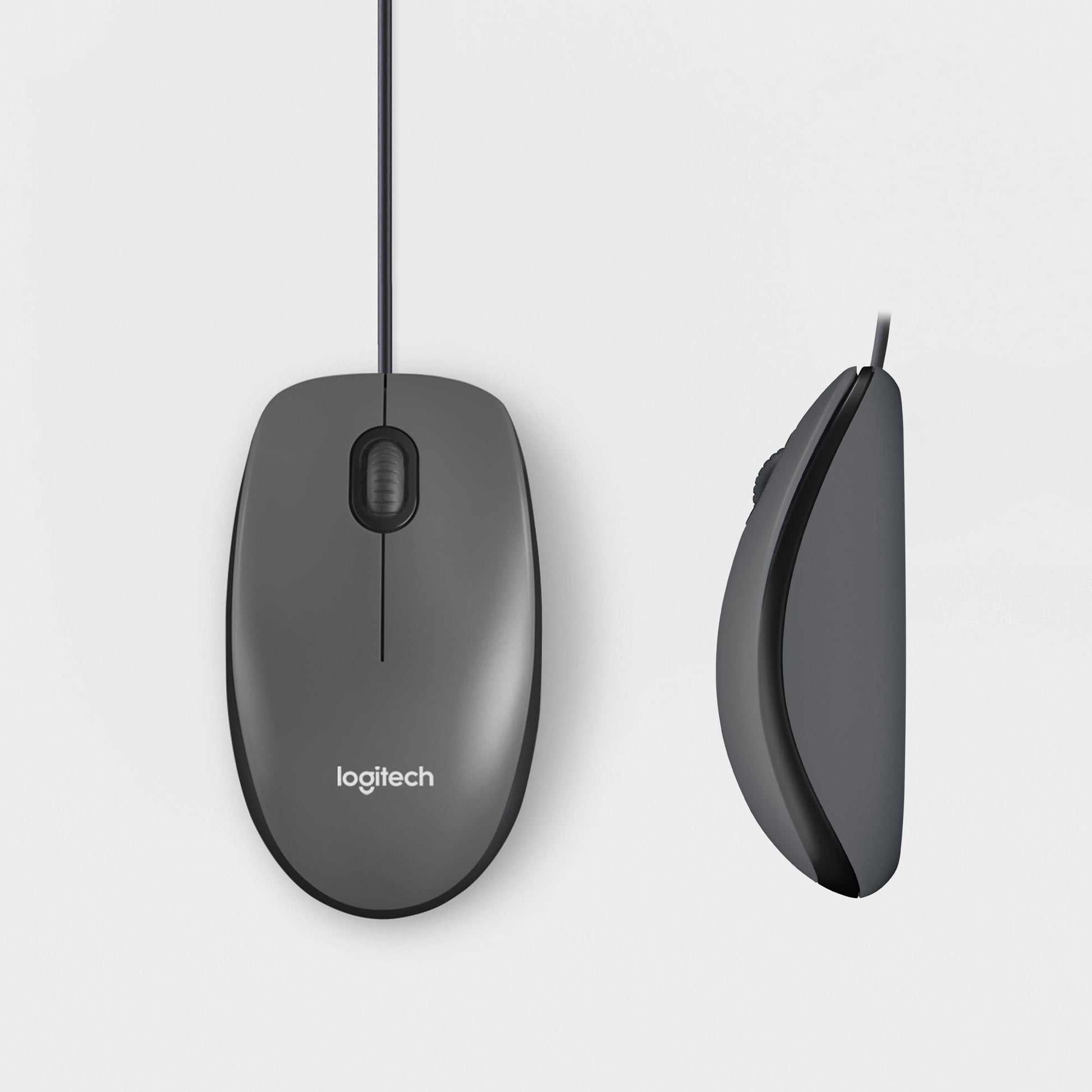 Logitech Mouse USB Optical M100 - Black