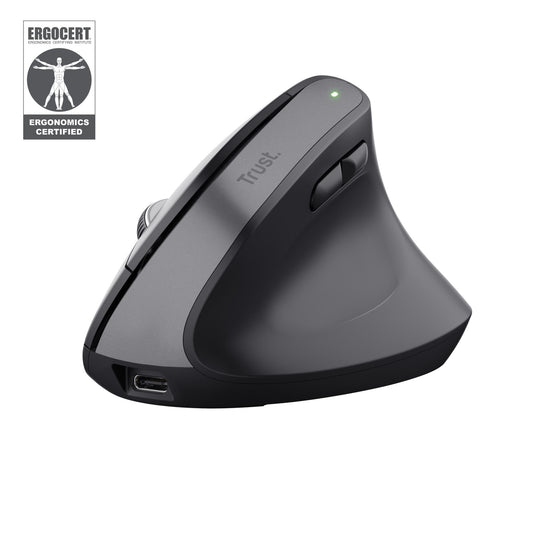 Trust Mouse USB Optical Wireless Bayo + / Ergonomic BLK