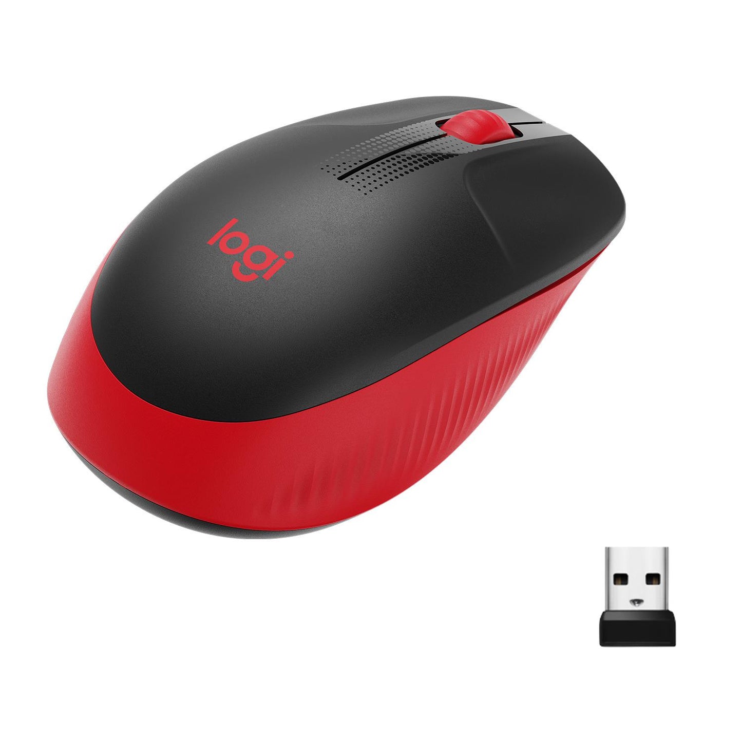 Logitech Mouse USB Optical Wireless M190 - RED