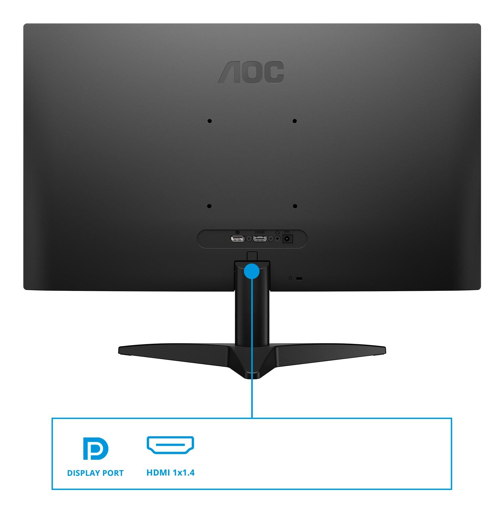 AOC LCD Monitor AOC 23.8 " 1920 X 1080 Pixels Full HD Native Aspect Ratio 16:9 LED Flat