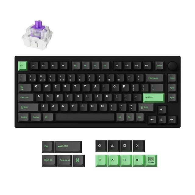 Keychron Keyboard Wireless P1 HE RGB - Black