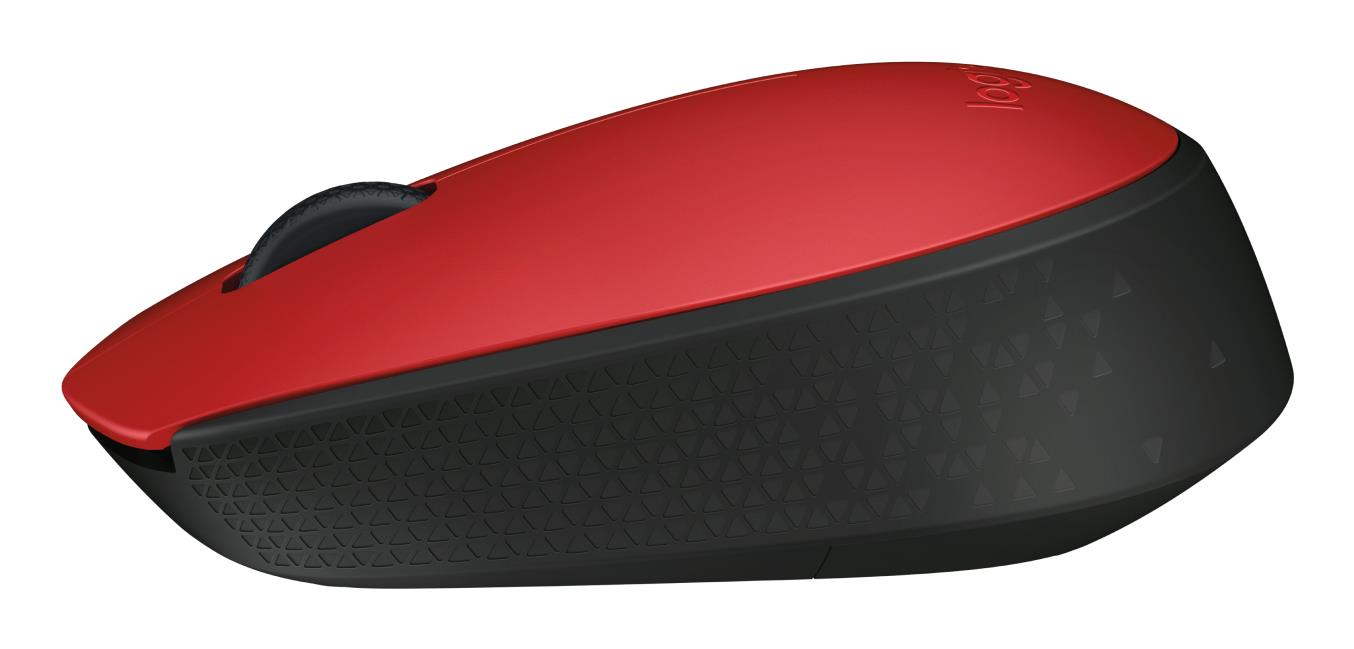 Logitech Mouse USB Optical Wireless M171 - RED