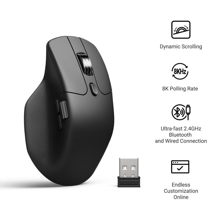 Keychron Mouse USB Optical Wireless M6 - Black